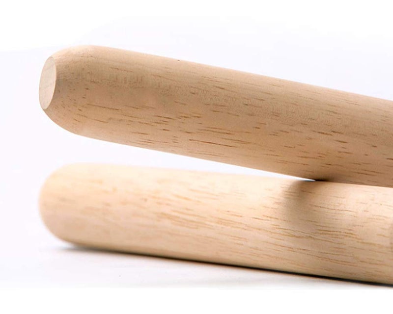 SmellS Wooden Rolling Pin, French Dumpling Rolling Pin for Baking Pizza Dough Roller 30 x 3.5cm - Image 2